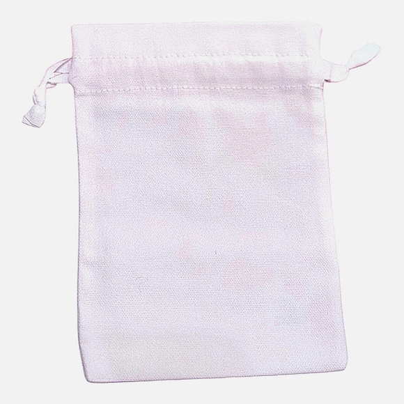 DIOR SMALL DRAWSTRING CANVAS COSMETIC OR JEWELRY POUCH NEW - Picture 3 of 3